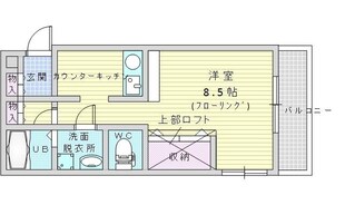 カルム香川5の物件間取画像